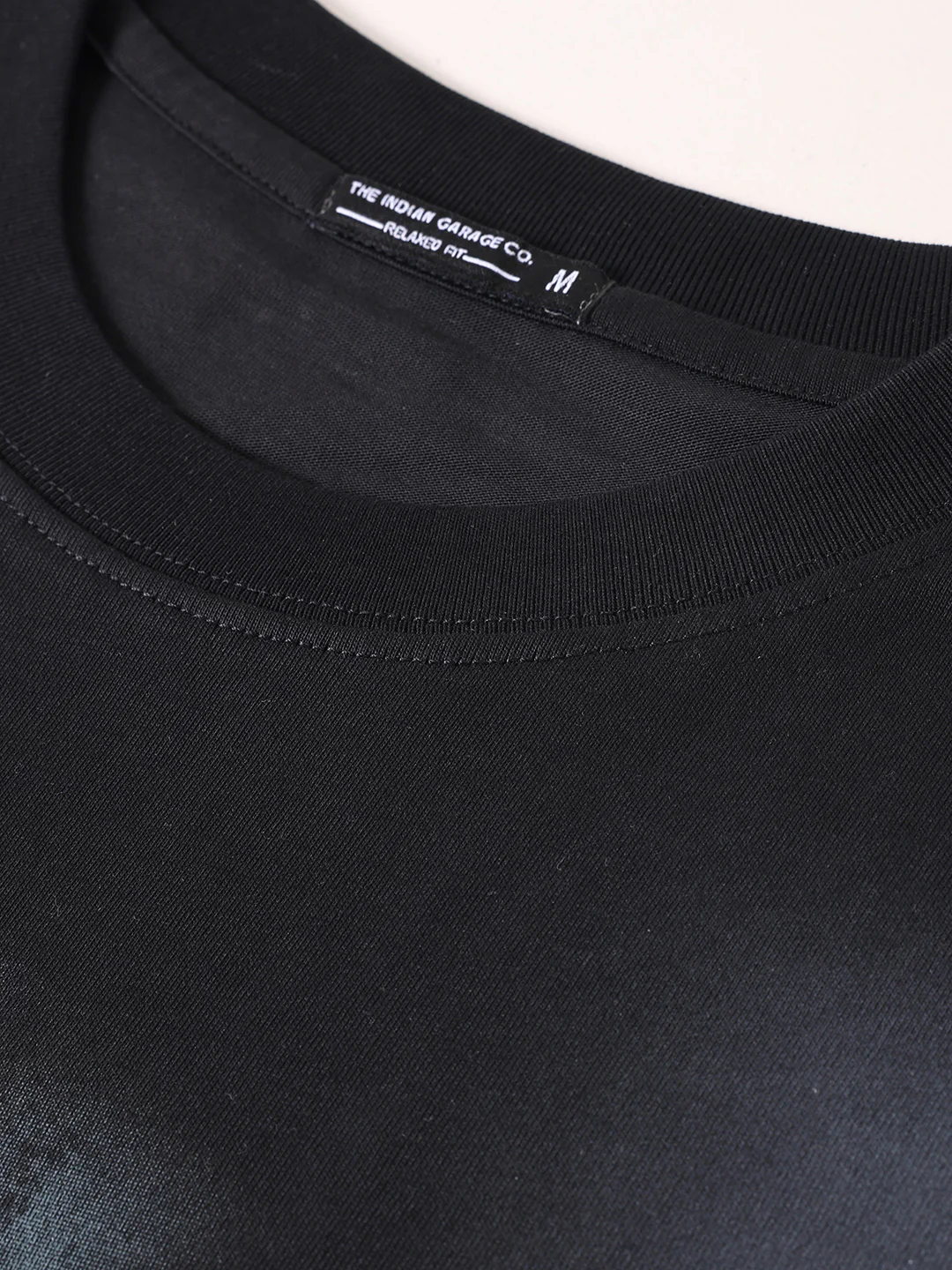 Men's Black Relaxed Fit Graphic Printed 240 GSM Street Wear T-Shirt - Image 4