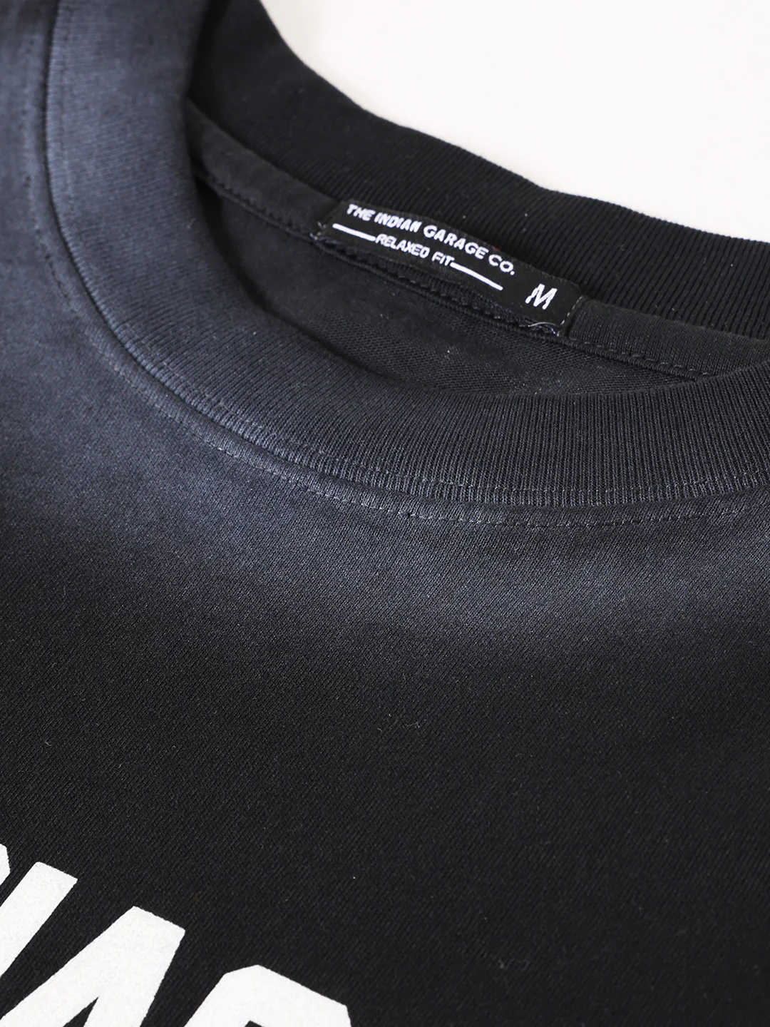 Men's Black Relaxed Fit Graphic Printed 240 GSM Street Wear T-Shirt - Image 4