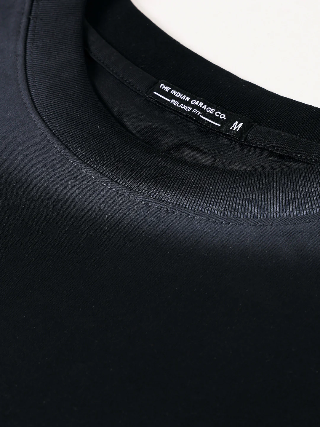 Men's Black Relaxed Fit Graphic Printed 240 GSM Street Wear T-Shirt - Image 9