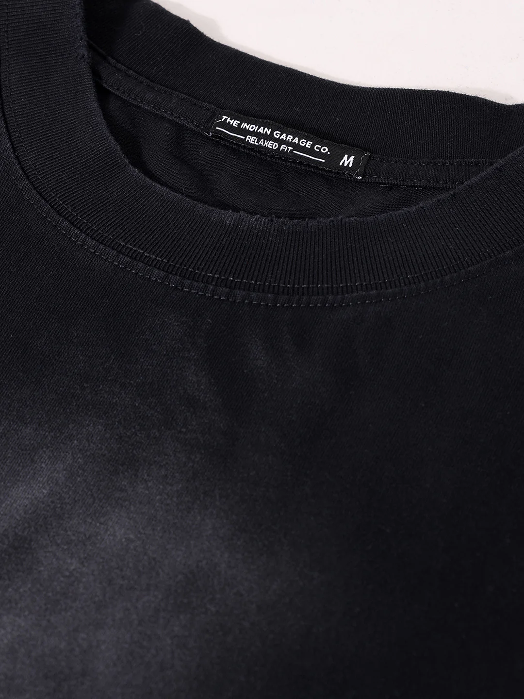 Men's Black Relaxed Fit Graphic Printed 240 GSM Street Wear T-Shirt - Image 9