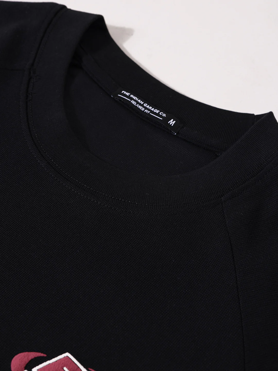 Men's Black Relaxed Fit Graphic Printed 240 GSM Street Wear T-Shirt - Image 9
