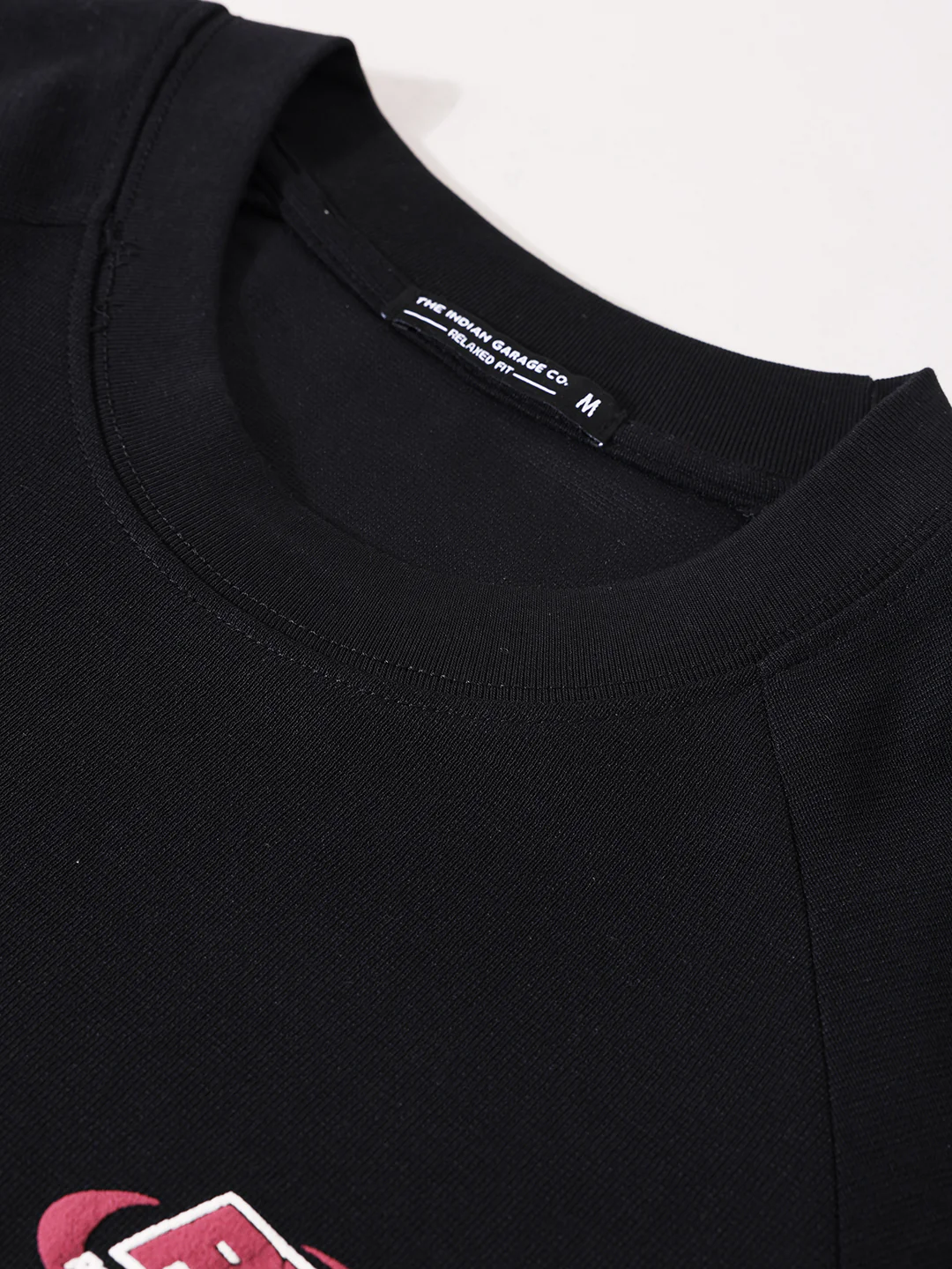 Men's Black Relaxed Fit Graphic Printed 240 GSM Street Wear T-Shirt - Image 9