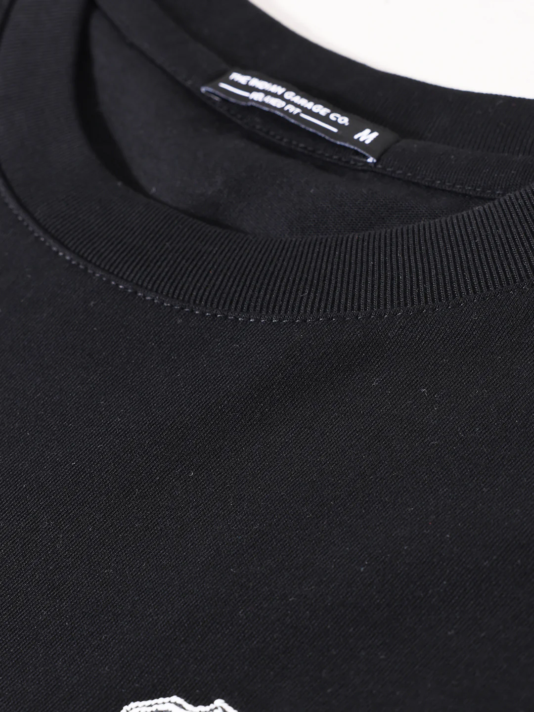 Men's Black Relaxed Fit Graphic Printed 240 GSM Street Wear T-Shirt - Image 9