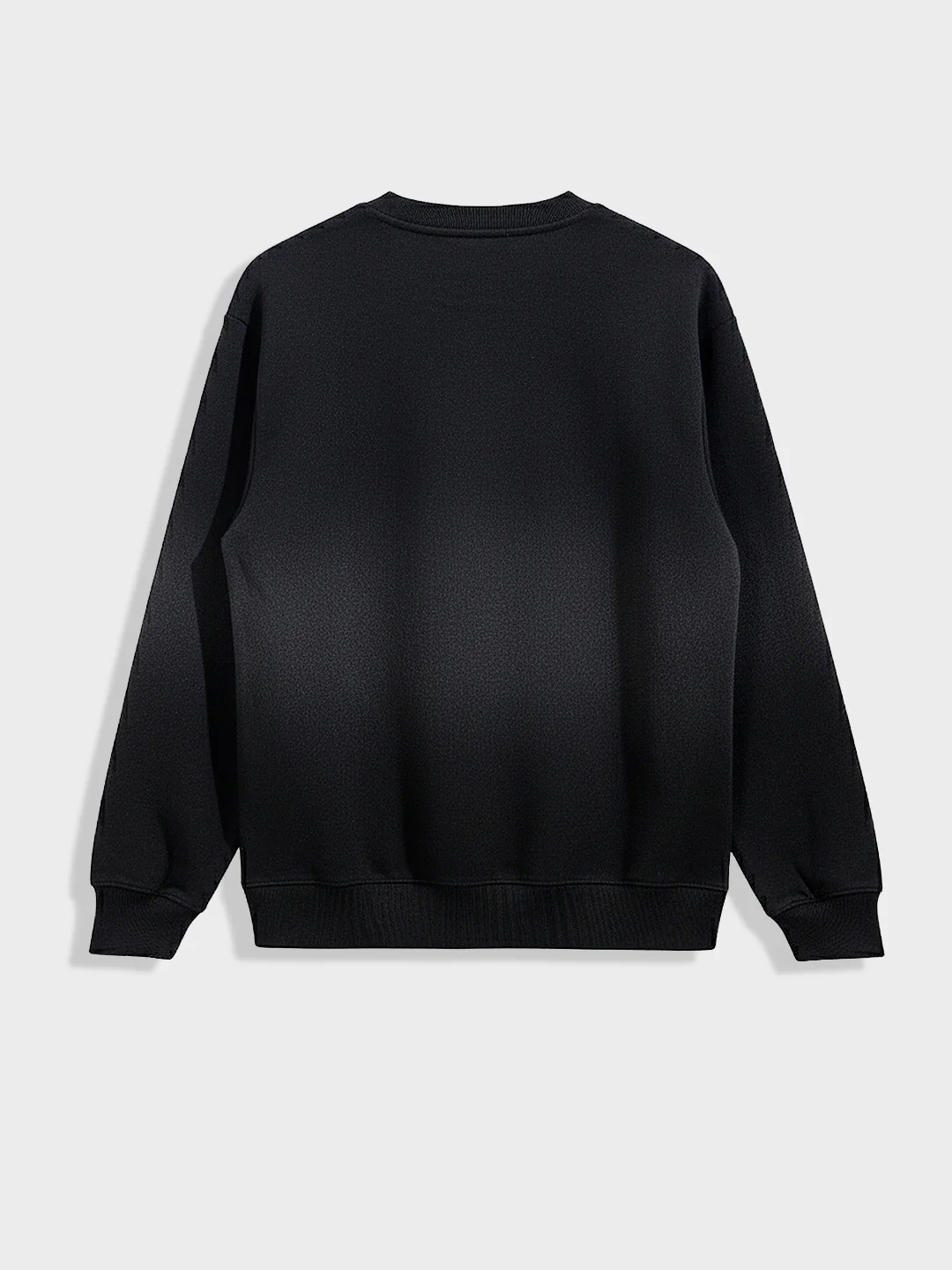 Men's Black Relaxed Fit Printed Casual Sweatshirt - Image 4