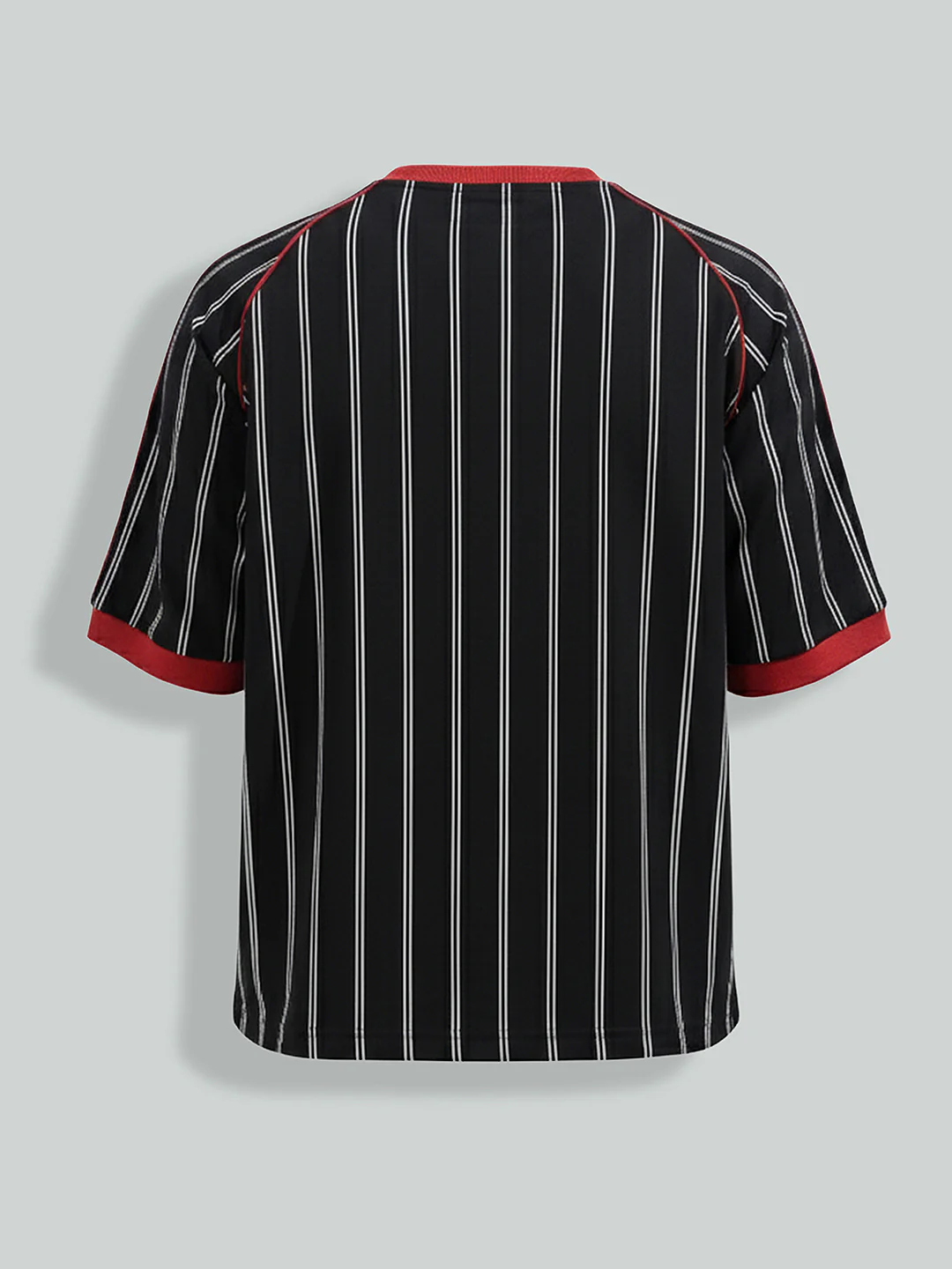 Men's Black Relaxed Fit Printed 240 GSM Sport Wear T-Shirt - Image 6