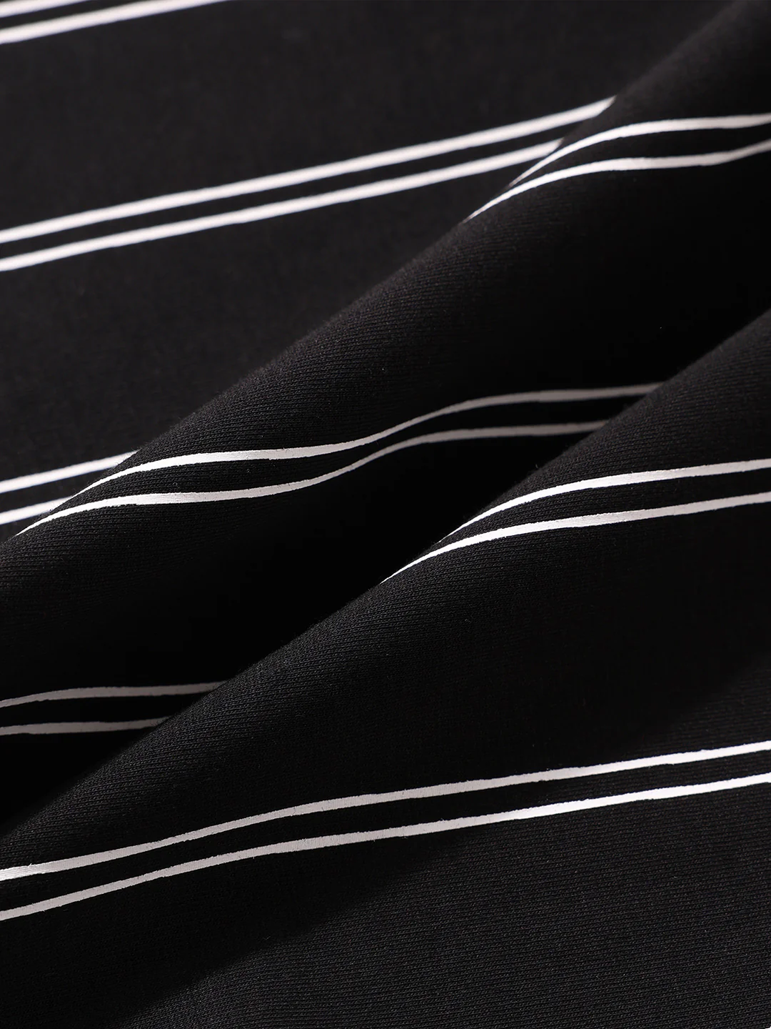 Men's Black Relaxed Fit Printed 240 GSM Sport Wear T-Shirt - Image 8