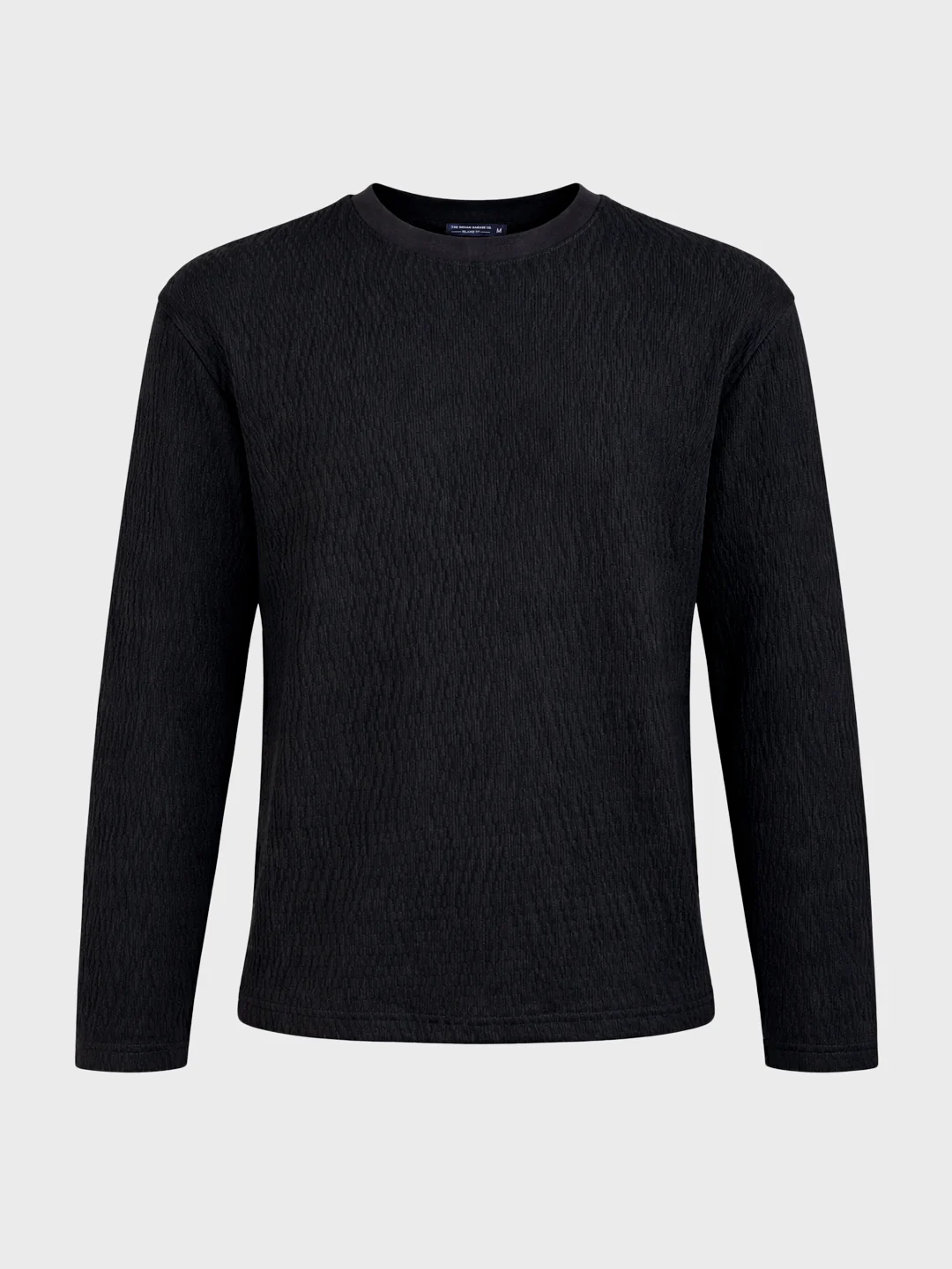 Men's Black Relaxed Fit Solid Casual T-Shirts - Image 5