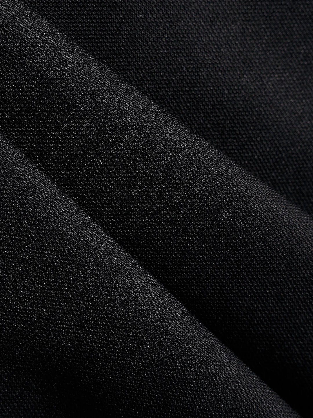 Men's Black Relaxed Fit Textured Utility Trousers - Image 7
