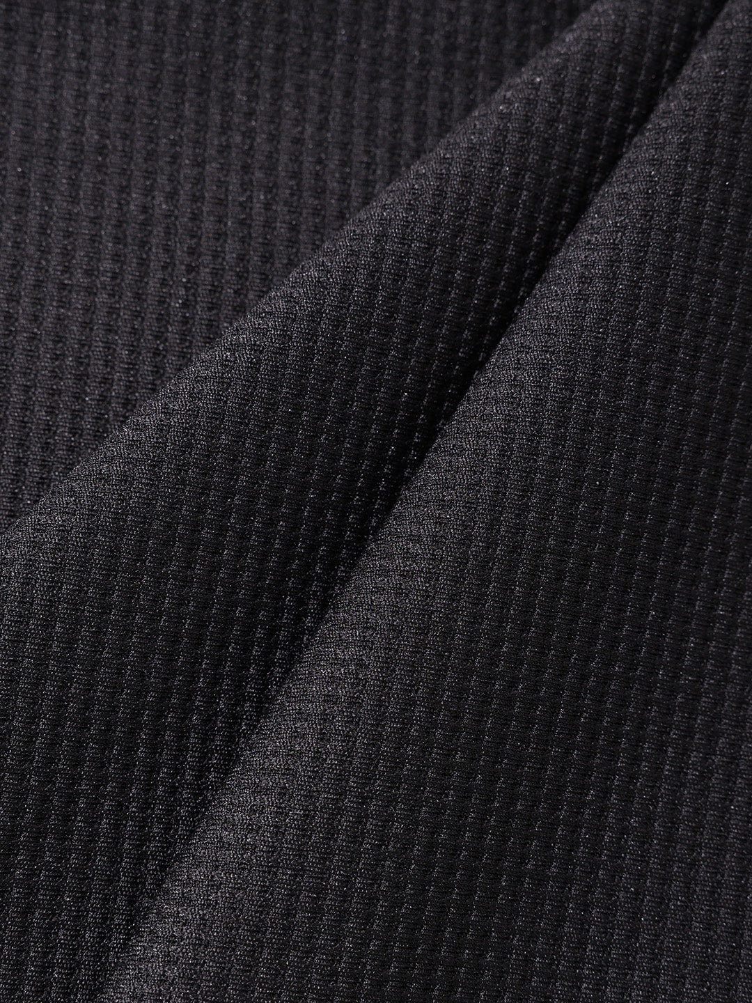 Men's Black Relaxed Fit Textured Utility Trousers - Image 7