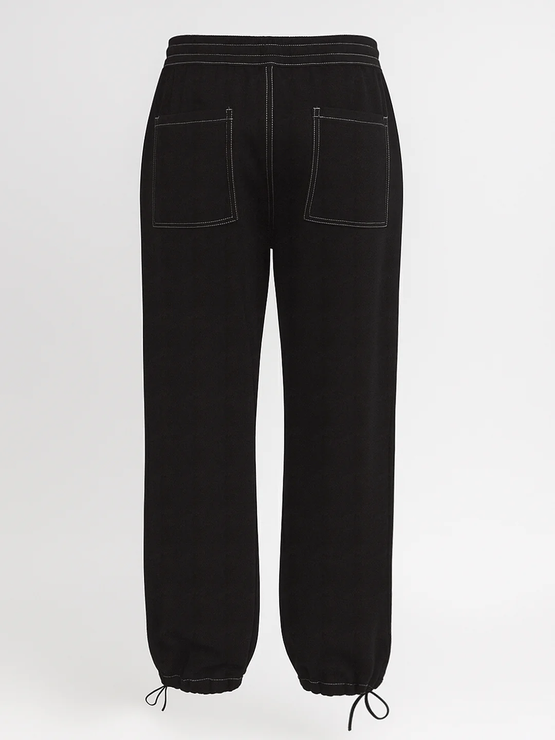 Men's Black Relaxed Fit The Eternity Series Solid Jeans - Image 4