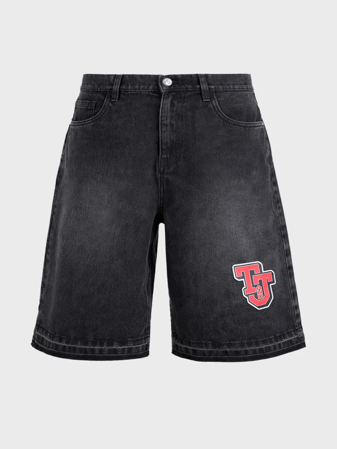 Men's Black Relaxed Fit  Tom And Jerry Character Shorts - Image 5