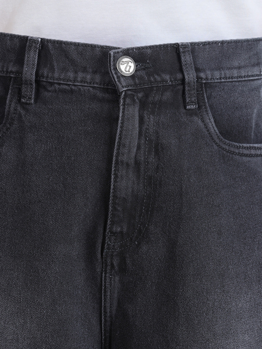 Men's Black Relaxed Fit  Tom And Jerry Character Shorts - Image 7