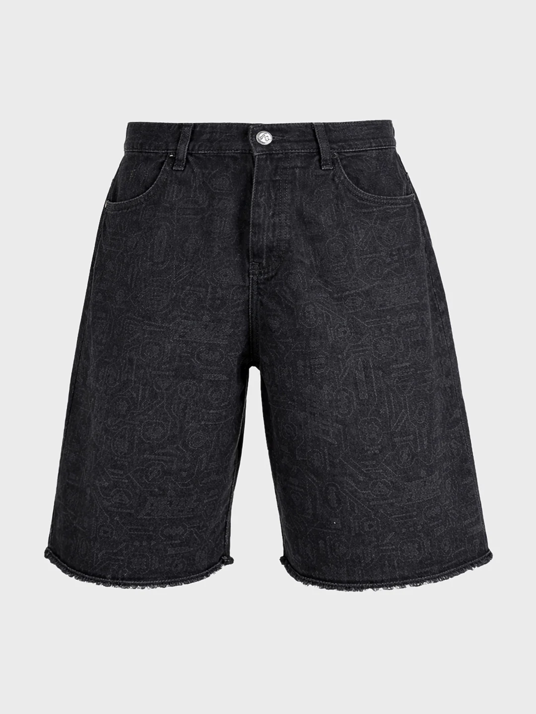 Men's Black Relaxed Fit  Tom And Jerry Character Shorts - Image 6
