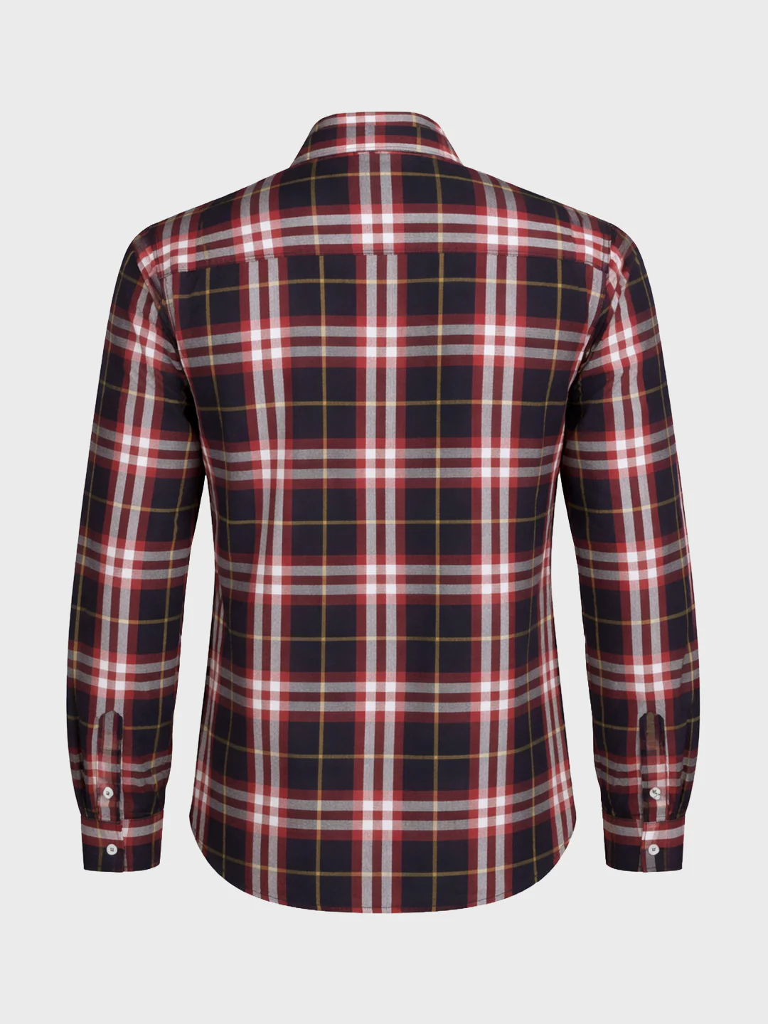 Men's Black Slim Fit Checked Casual Shirt - Image 6