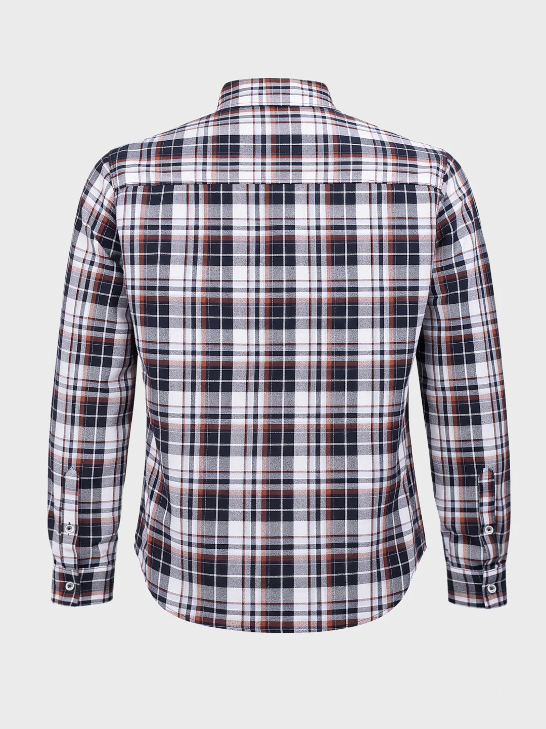Men's Black Slim Fit Checked Casual Shirt - Image 5
