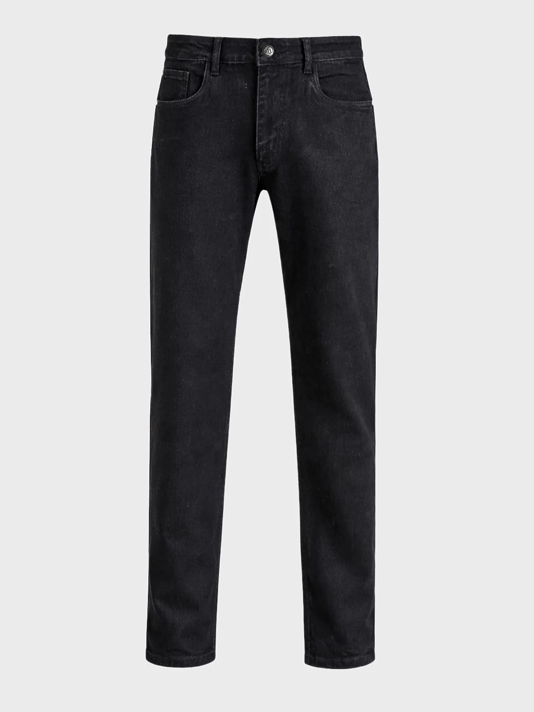 Men's Black Slim Fit Solid Casual Jeans - Image 5