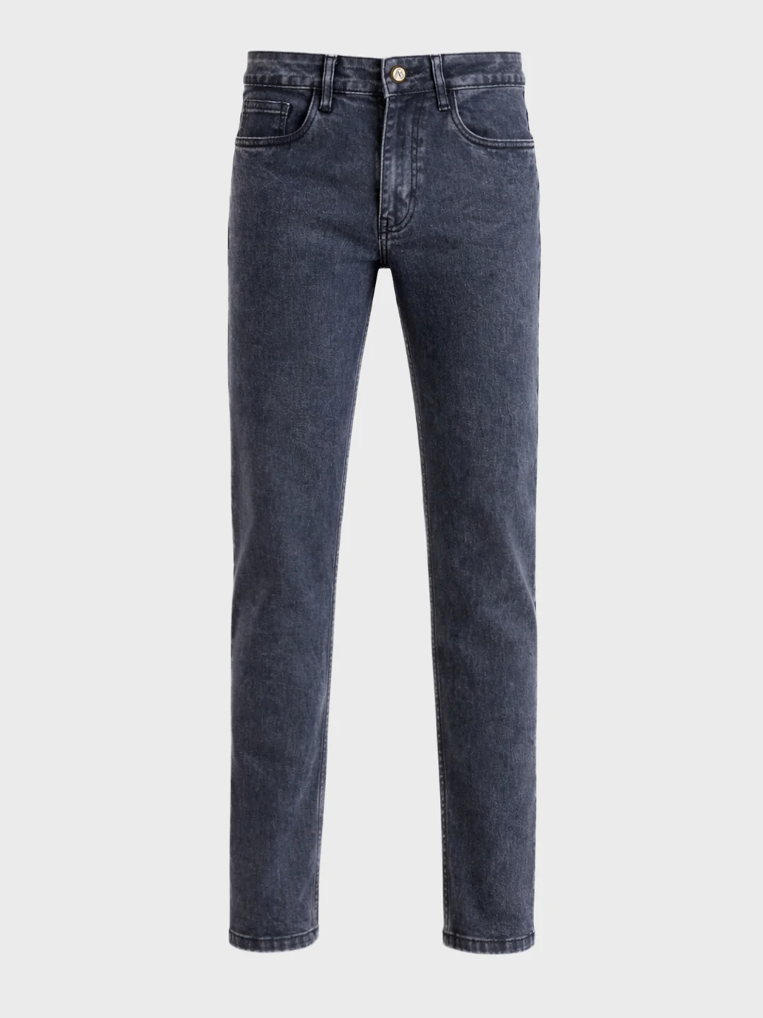 Men's Black Slim Fit Solid Casual Jeans - Image 6