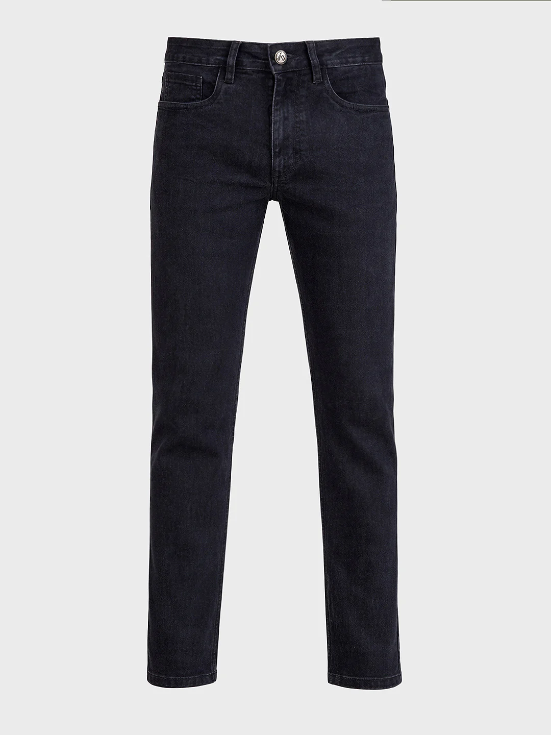 Men's Black Slim Fit Solid Casual Jeans - Image 6
