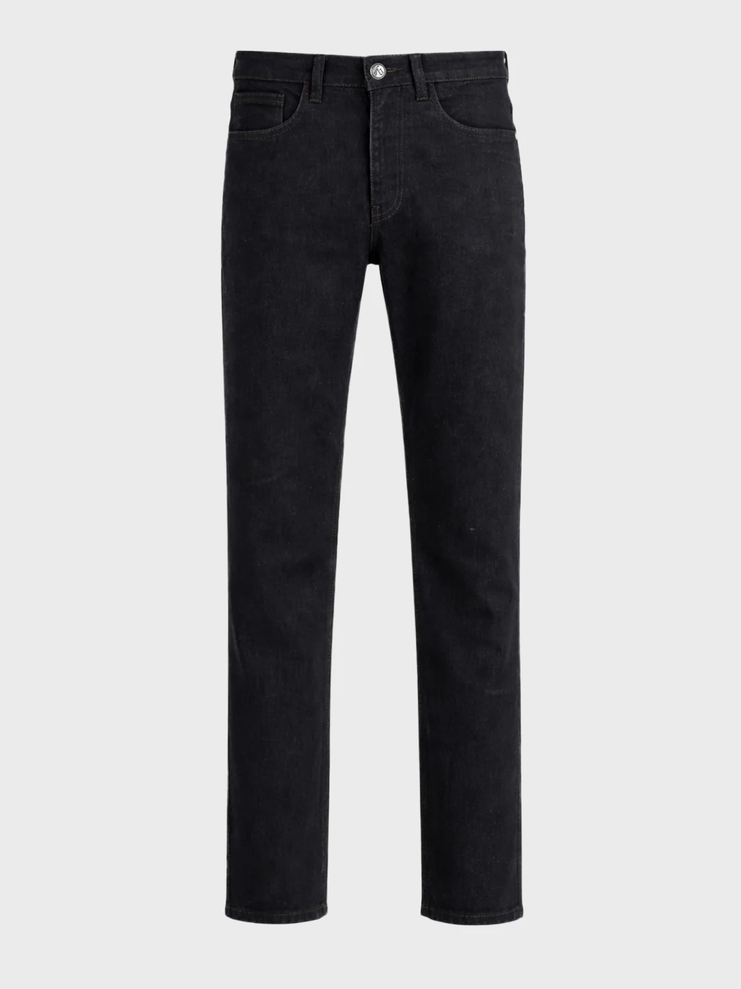 Men's Black Slim Fit Solid Casual Jeans - Image 6