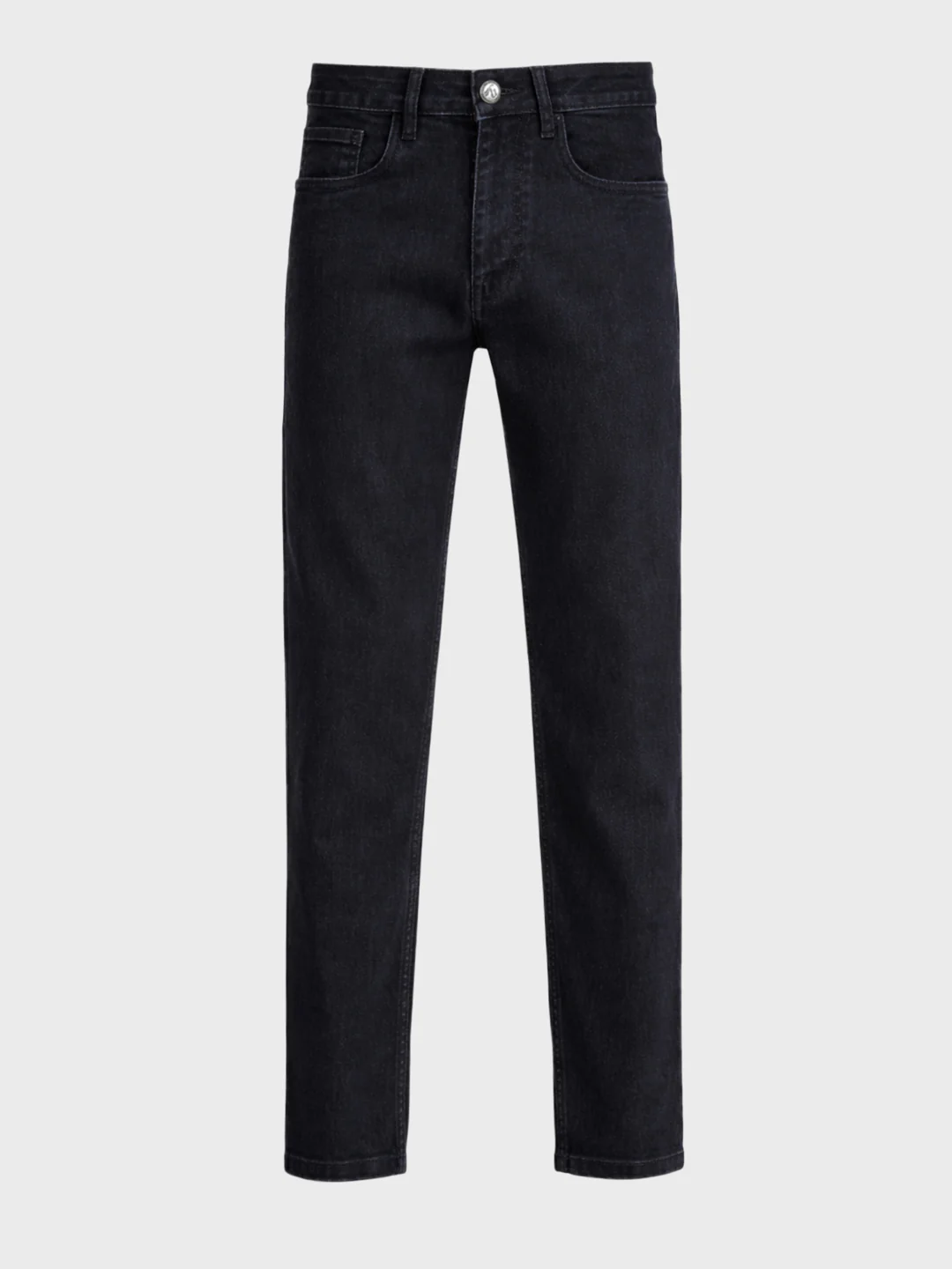 Men's Black Slim Fit Solid Casual Jeans - Image 5