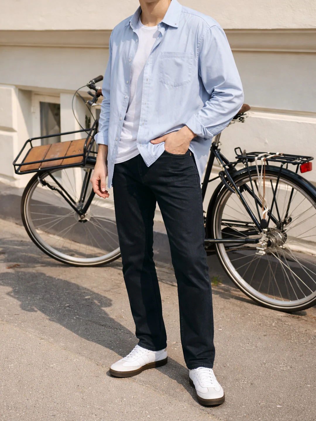 Men's Black Slim Fit Solid Casual Jeans - Image 7