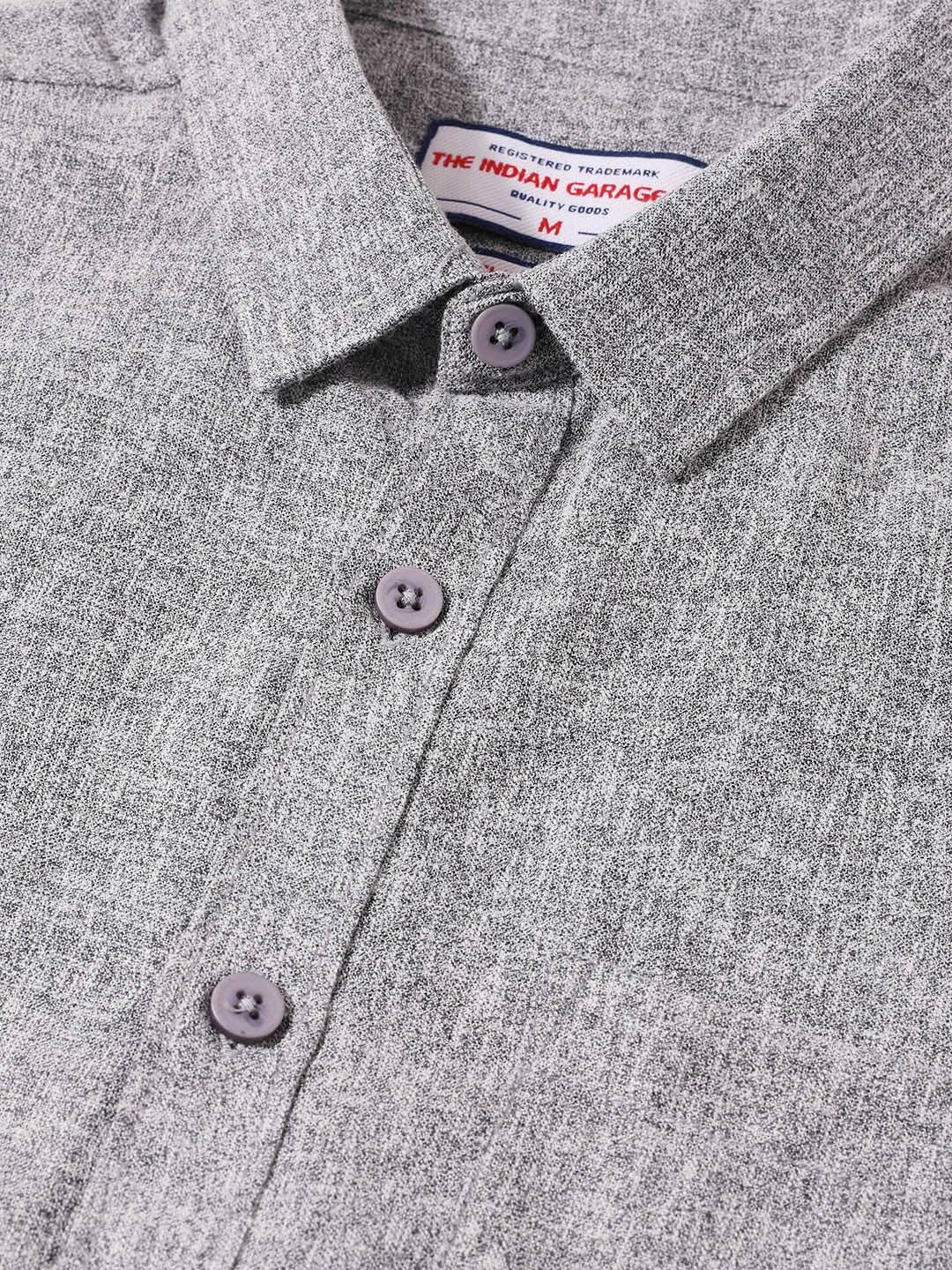Men's Black Slim Fit Solid Casual Shirt - Image 3