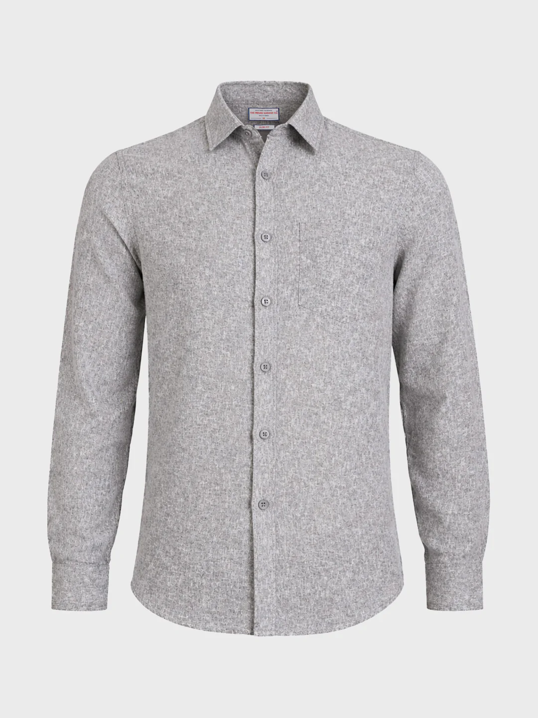 Men's Black Slim Fit Solid Casual Shirt - Image 5