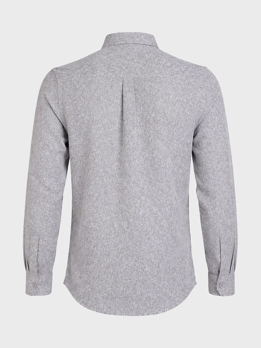 Men's Black Slim Fit Solid Casual Shirt - Image 6