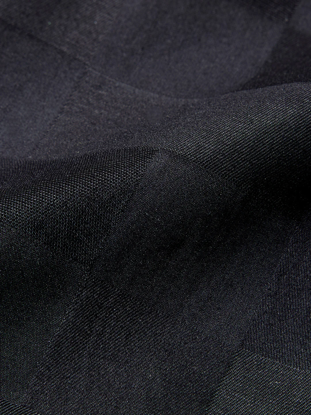 Men's Black Slim Fit Solid Casual Shirt - Image 7