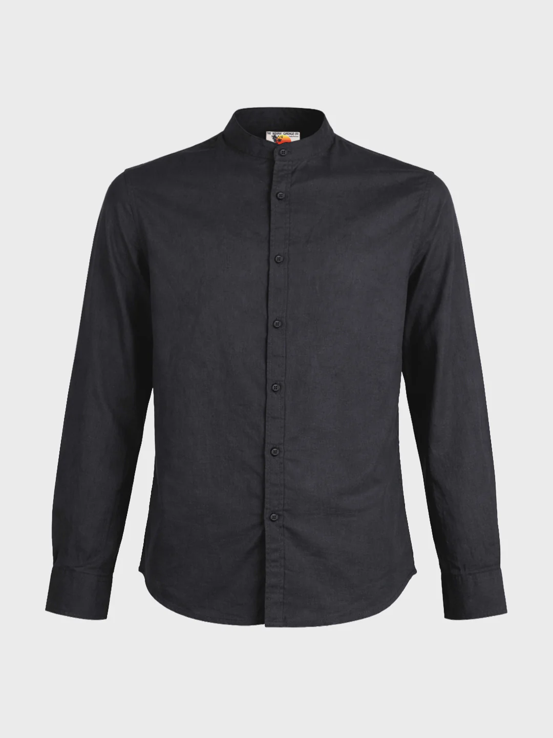 Men's Black Slim Fit Solid Casual Shirts - Image 6