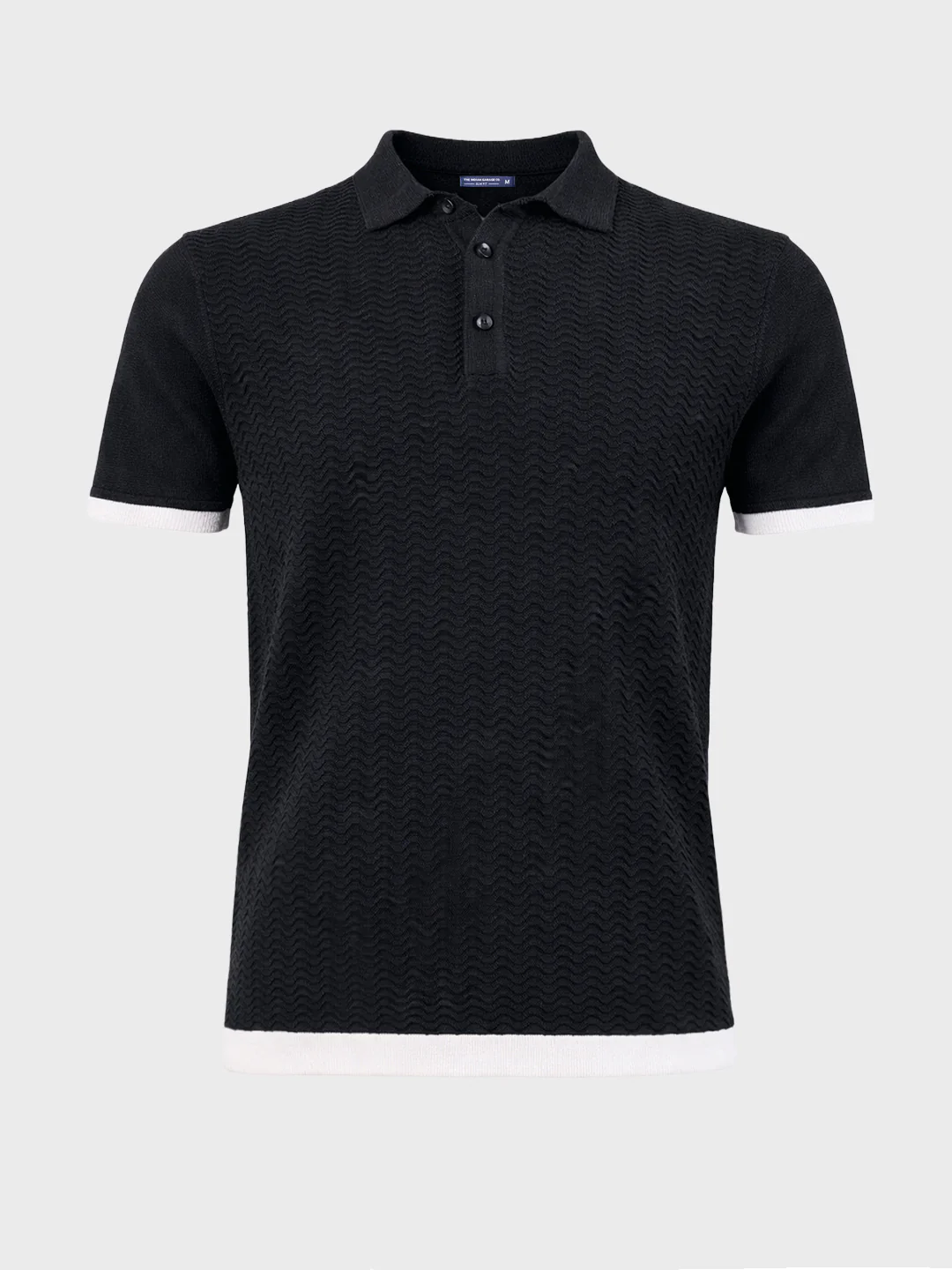 Men's Black Slim Fit Solid Casual T-Shirt - Image 5