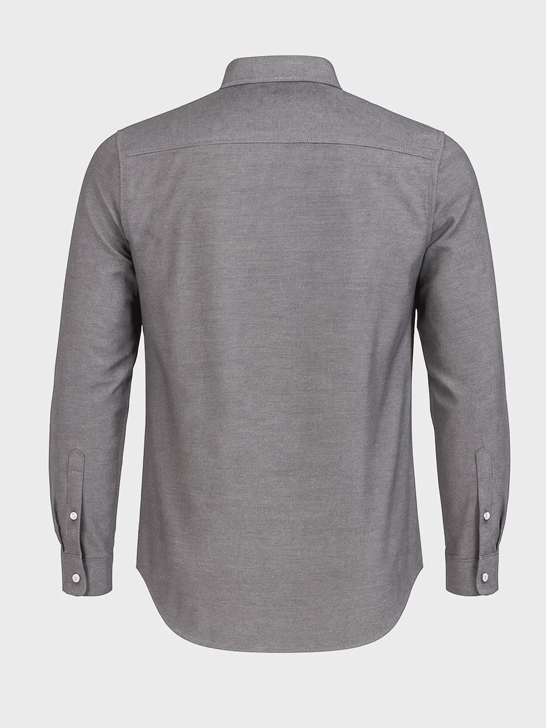 Men's Black Slim Fit Solid Formal Shirt - Image 5