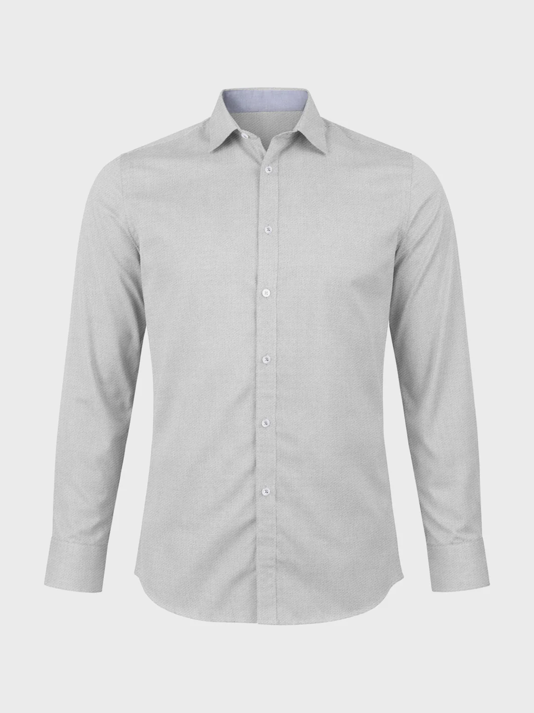 Men's Black Slim Fit Solid Formal Shirt - Image 4