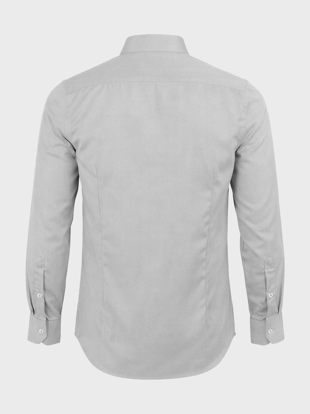 Men's Black Slim Fit Solid Formal Shirt - Image 5