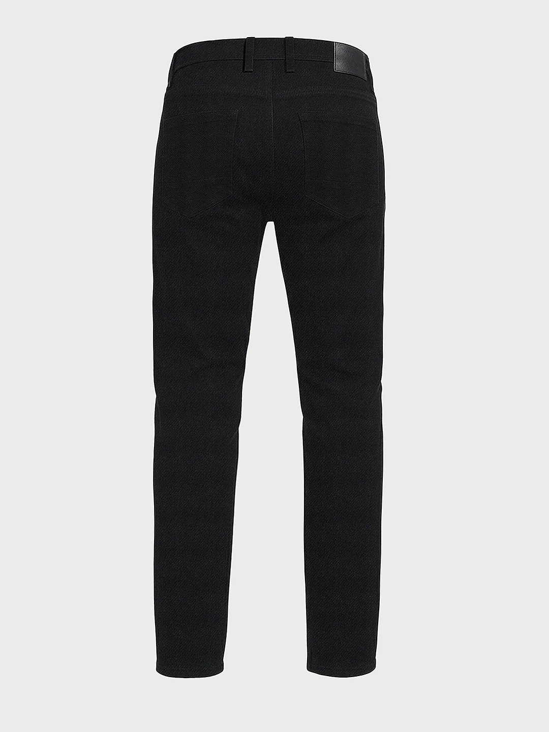 Men's Black Slim Fit Solid The Eternity Series Jeans - Image 4