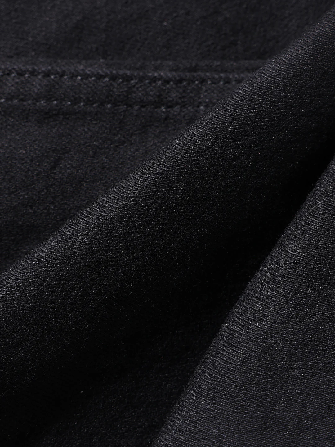 Men's Black Slim Fit Solid The Eternity Series Jeans - Image 6