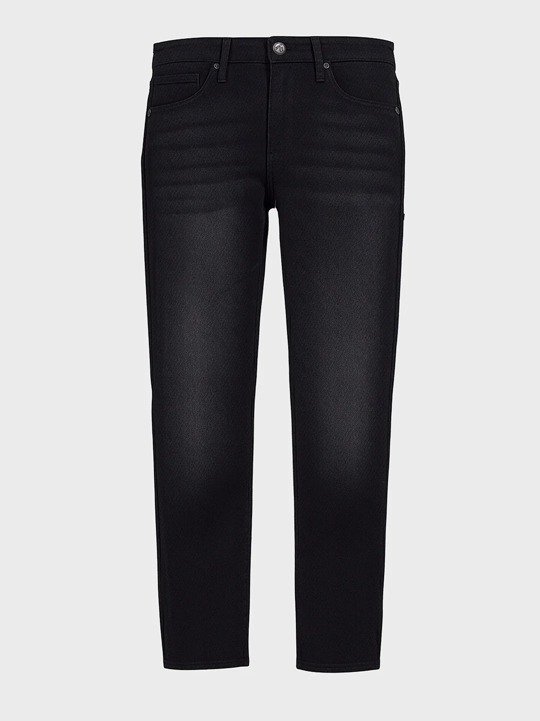 Men's Black Slim Fit Solid The Eternity Series Jeans - Image 3