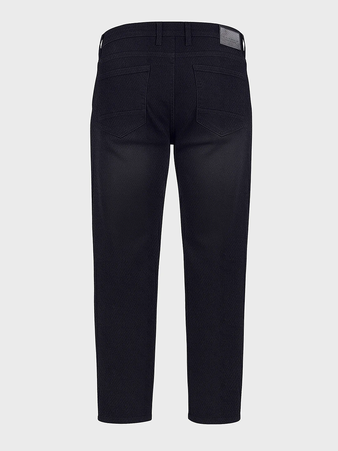 Men's Black Slim Fit Solid The Eternity Series Jeans - Image 4