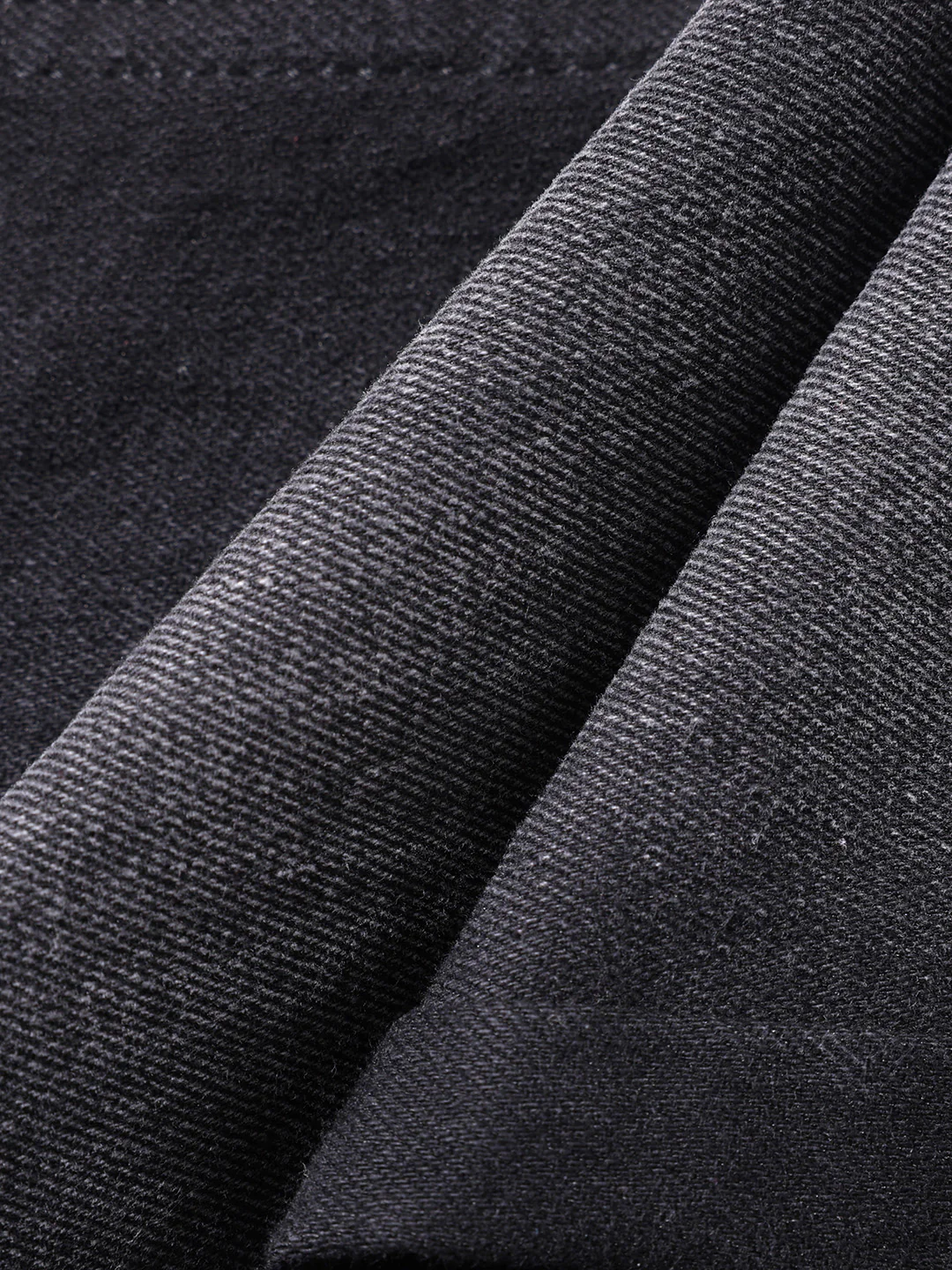 Men's Black Slim Fit Solid The Eternity Series Jeans - Image 6