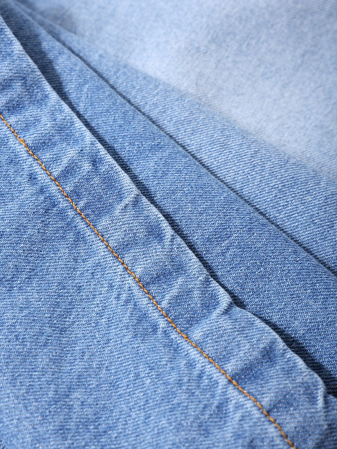 Men's Blue Baggy Fit Solid Casual Jeans - Image 7