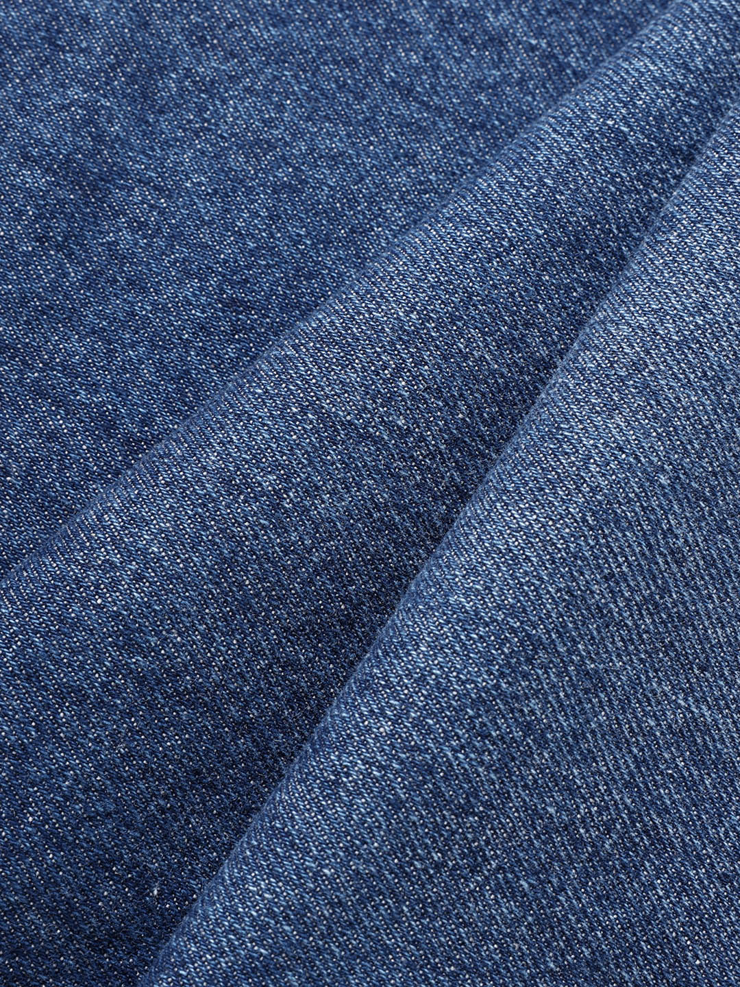 Men's Blue Baggy Fit Solid Casual Jeans - Image 7