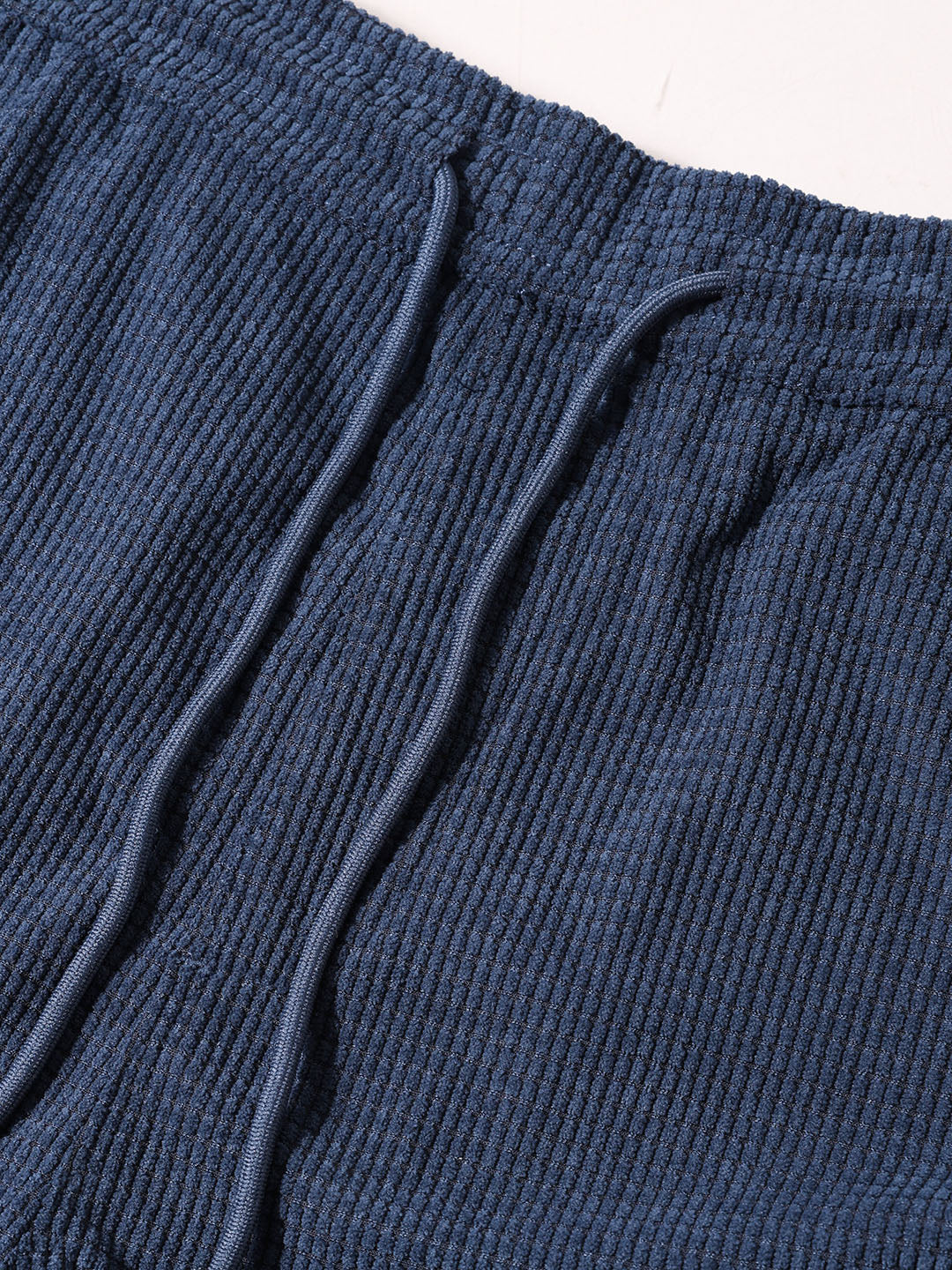Men's Blue Baggy Fit Textured Utility Cargo - Image 7