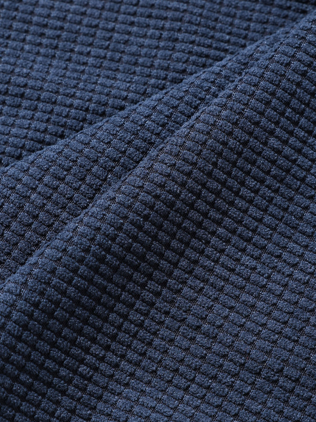 Men's Blue Baggy Fit Textured Utility Cargo - Image 8