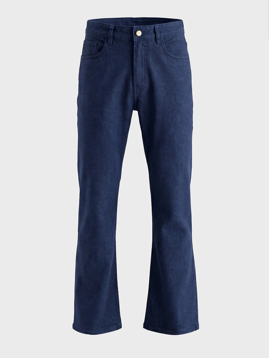 Men's Blue Bootcut Fit Solid Casual Jeans - Image 7