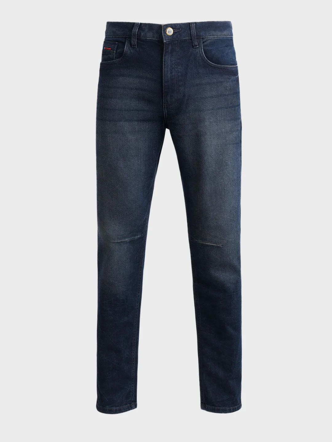 Men's Blue Carrot Fit Solid Casual Jeans - Image 6