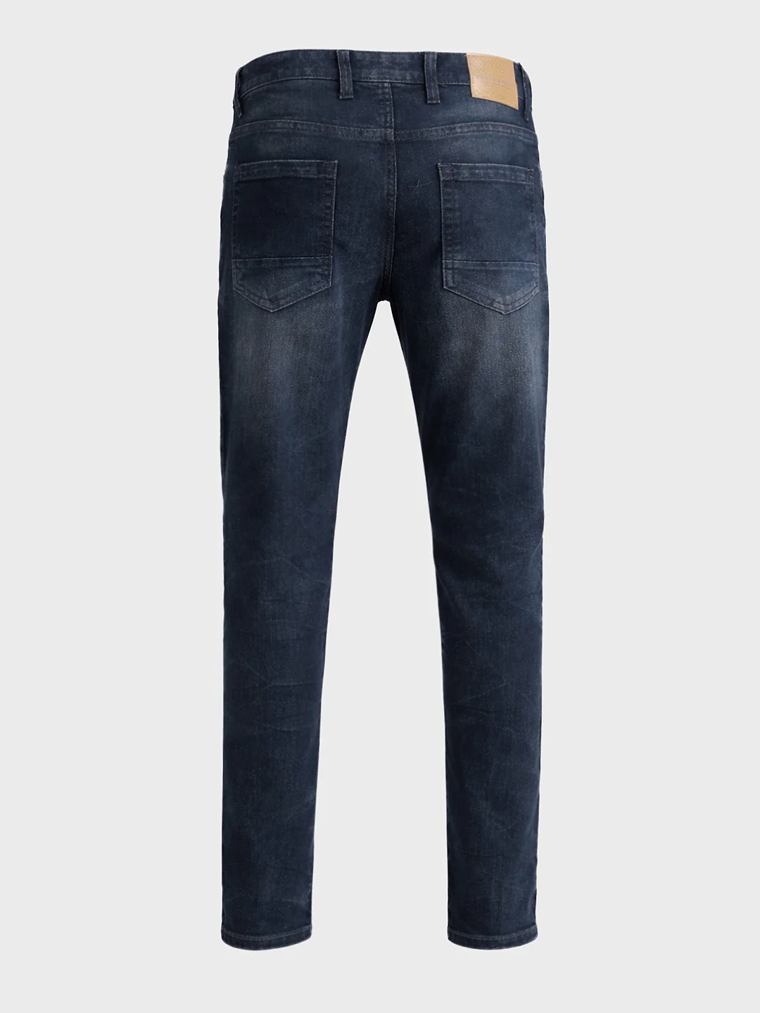 Men's Blue Carrot Fit Solid Casual Jeans - Image 7