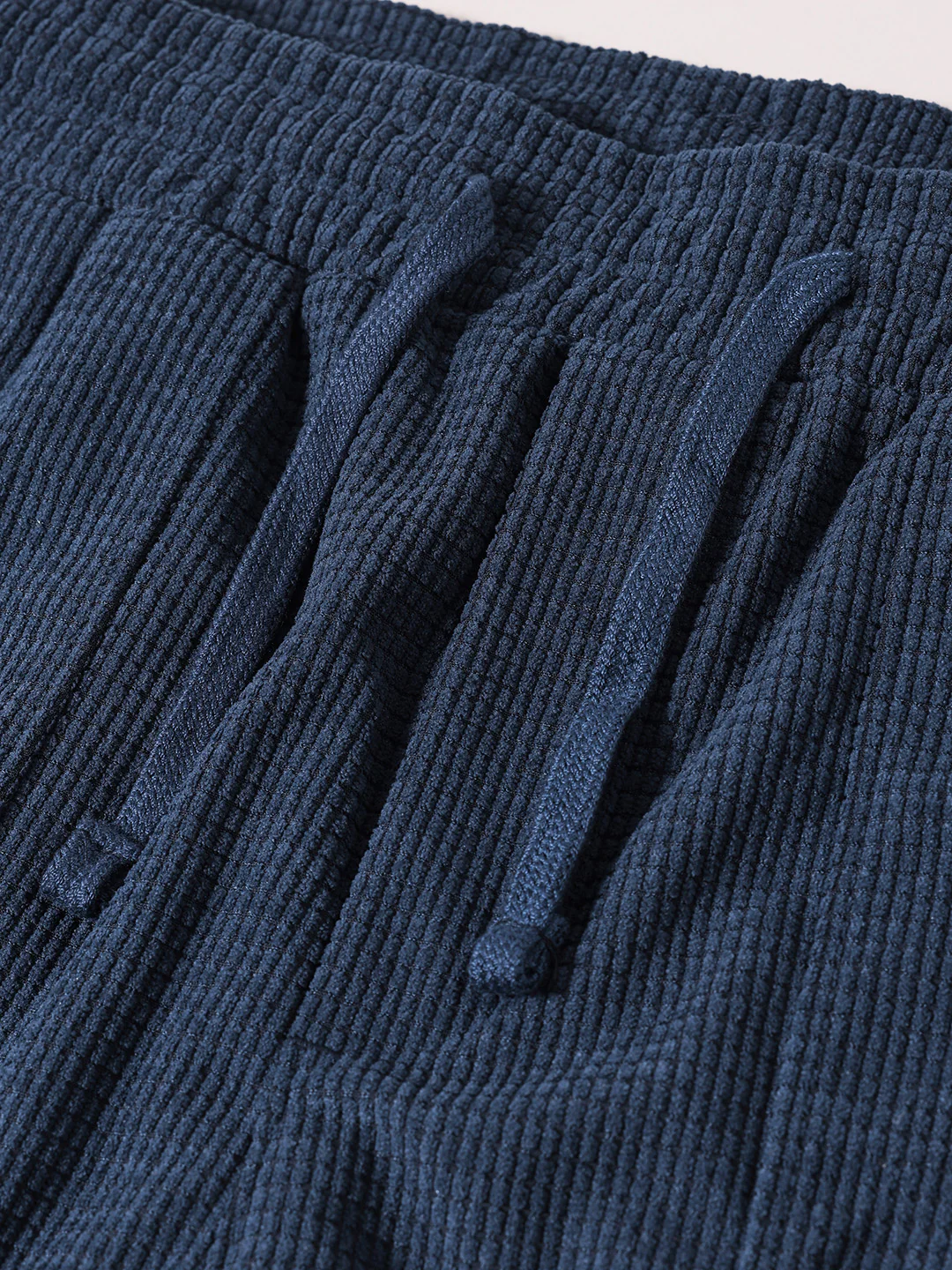 Men's Blue Loose Fit Solid Utility Joggers - Image 5