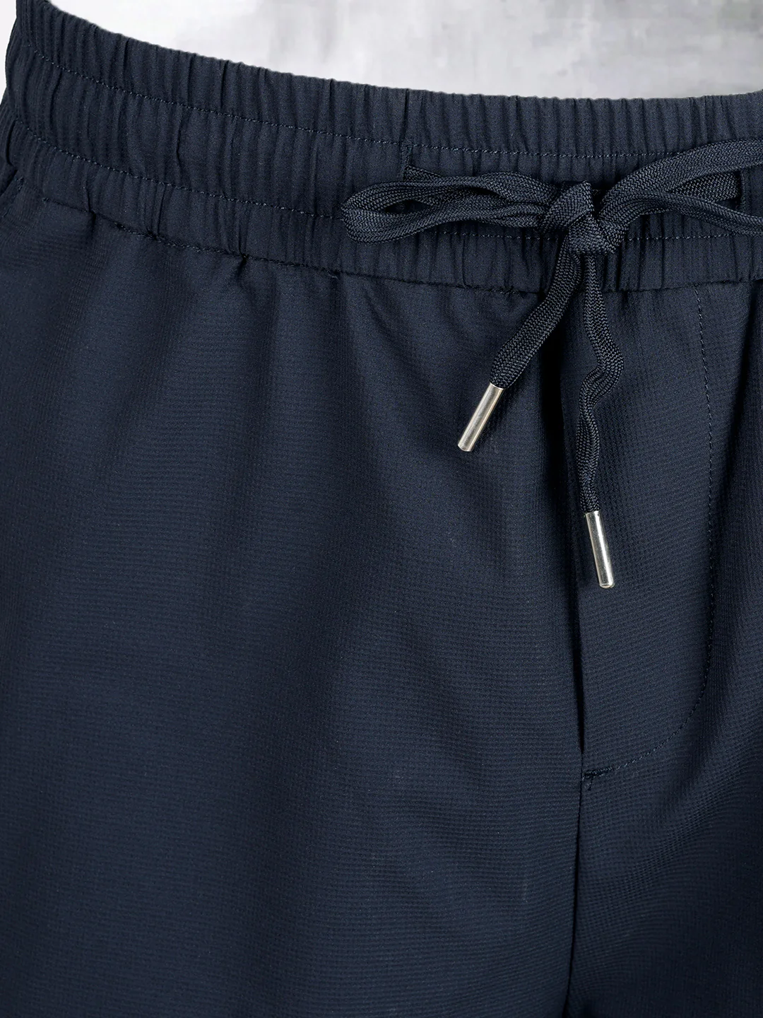 Men's Blue Loose Fit Solid Utility Cargo - Image 8