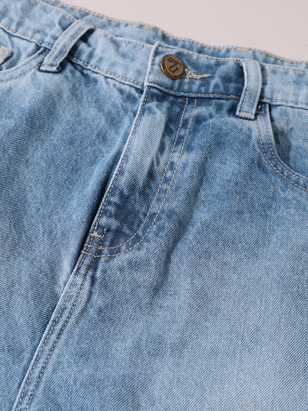 Men's Blue Loose Fit  Tom And Jerry Character Shorts - Image 6