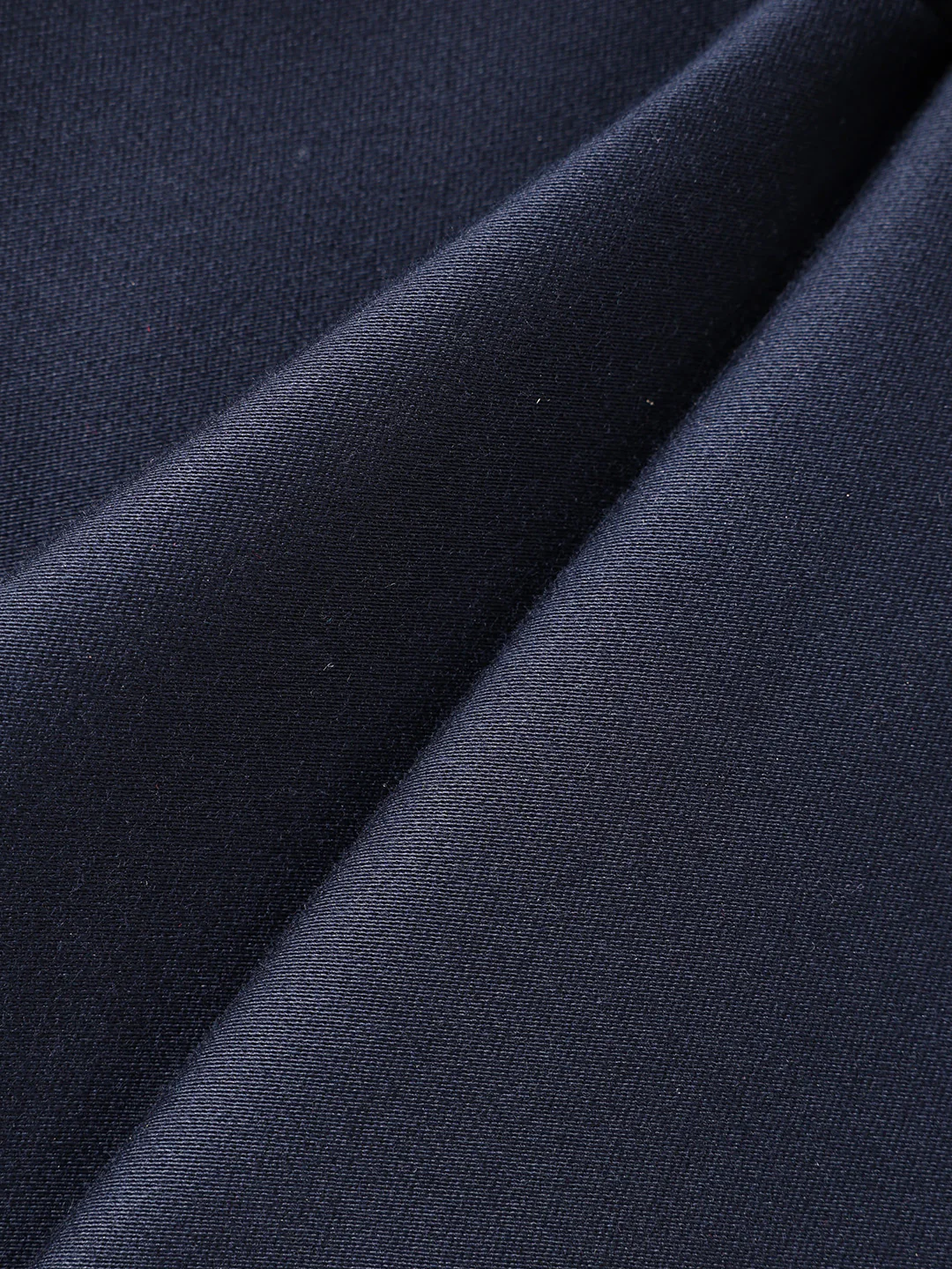 Men's Blue Regular Fit Solid Casual Chinos - Image 7